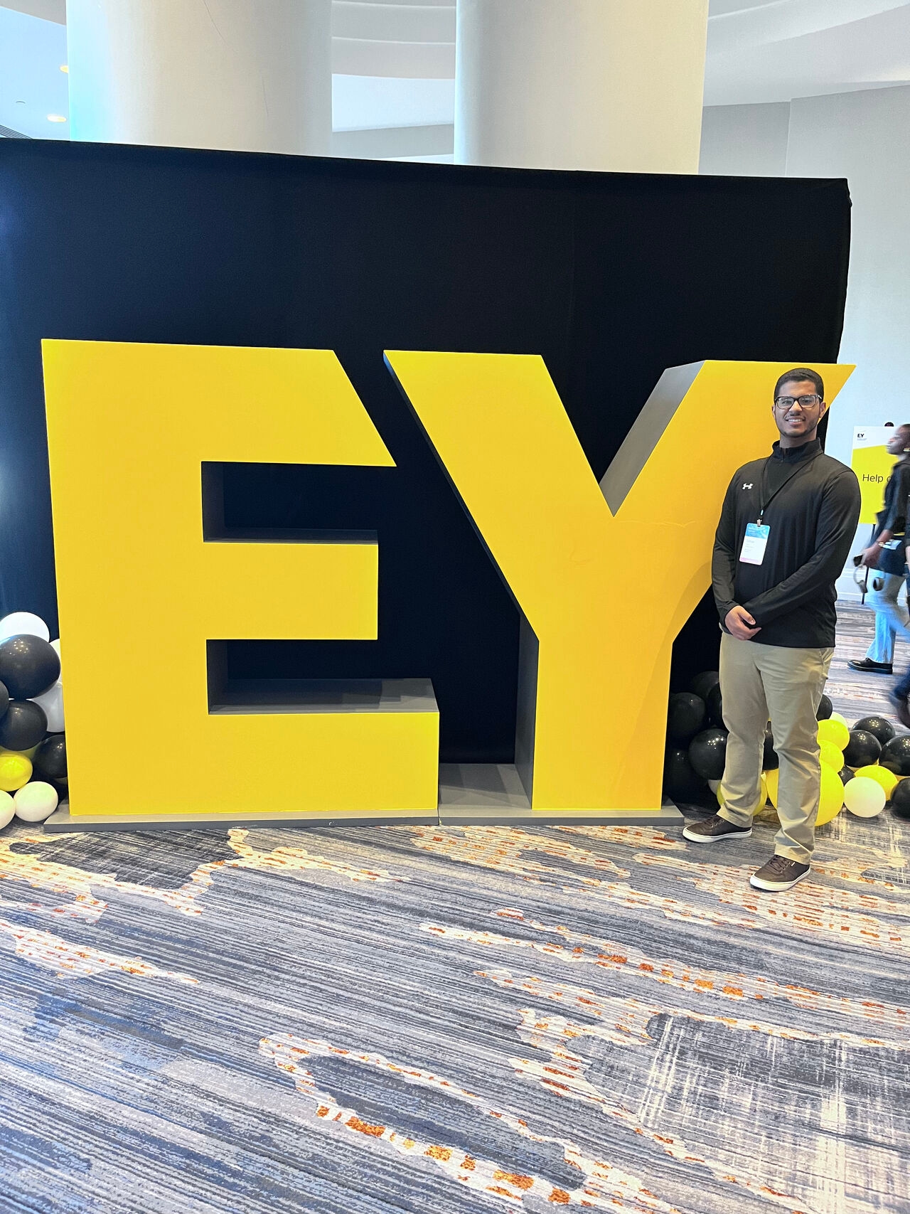 Tomas at the EY National Launch Training